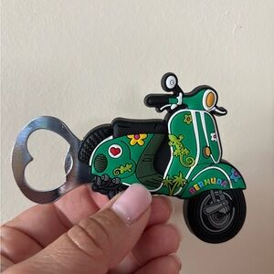 Green Scooter Bottle Opener Bermuda